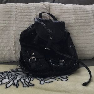 Black Mini Backpack
